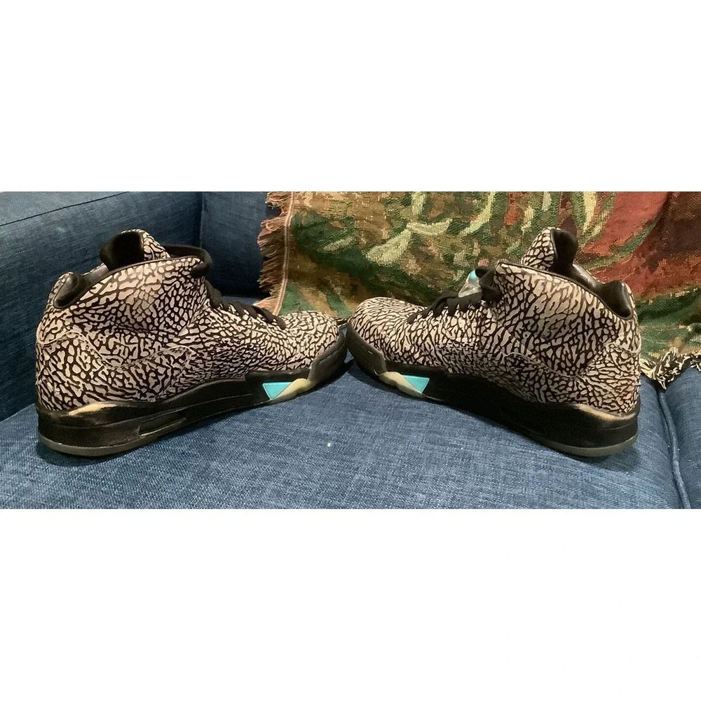 Nike Jordan 5 Retro 3Lab5 2013 Elephant Print 599581-007 Size 9.5 Men's